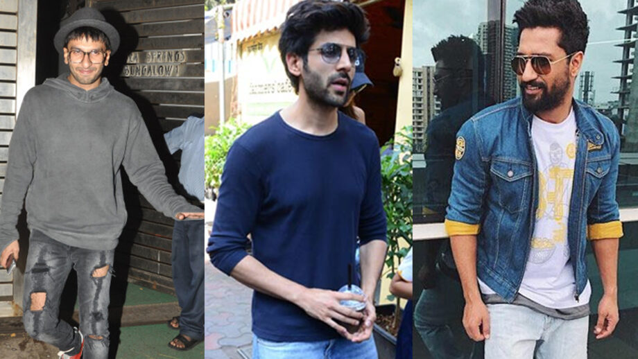 Ranveer Singh, Kartik Aaryan & Vicky Kaushal love the ripped jeans fashion & these photos are proof 3