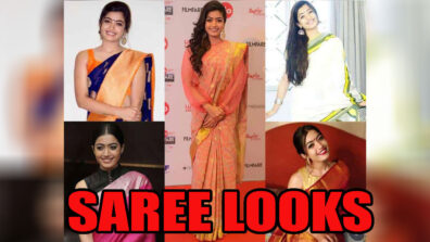 Rashmika Mandanna Looks Just Perfect In Sarees: Take A Look