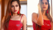 Red Love: Jannat Zubair Rahmani looks smoking hot in shimmery red outfit on Valentine’s Day, fans ring in proposals