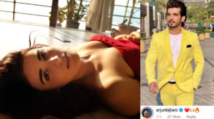 Red Set No: Radhika Madan’s sensuous hot avatar is making Arjun Bijlani feel the heat