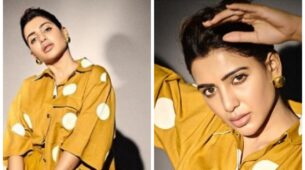 Samantha Akkineni Looks Super Hot In Latest Yellow Polka Dots Outfit: Take A Look