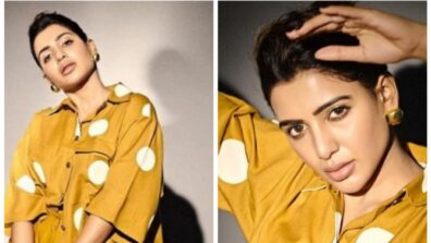 Samantha Akkineni Looks Super Hot In Latest Yellow Polka Dots Outfit: Take A Look