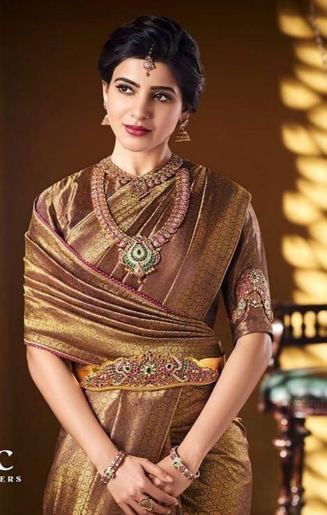 Samantha Akkineni To Madhuri Dixit: Celebs That Love Wearing A Golden Saree For Functions - 0