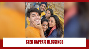 #SamarIsBack: Paras Kalnawat seeks blessings of Siddhivinayak with Anupamaa family