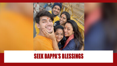 #SamarIsBack: Paras Kalnawat seeks blessings of Siddhivinayak with Anupamaa family