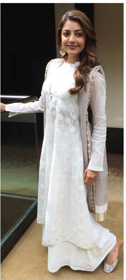 Sara Ali Khan VS Yami Gautam VS Kajal Aggarwal: Who Styled Chikankari Suit Better? - 2