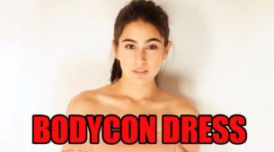 Sara Ali Khan’s Beige Bodycon Dress Looks Hot: See Pic