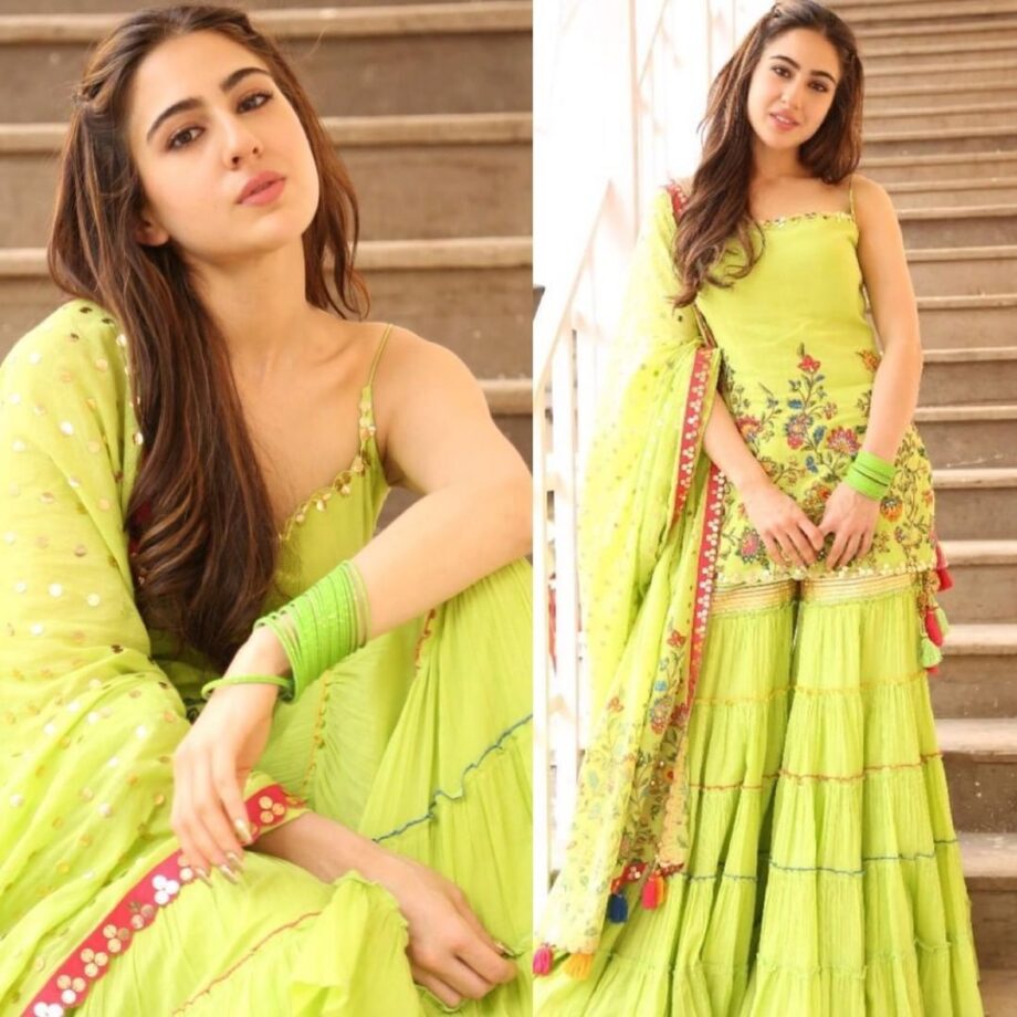 Sara Ali Khan’s Classy Outfits In Neon - 1