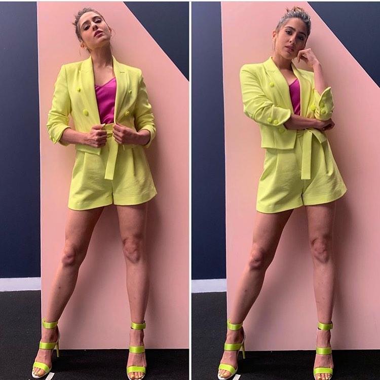 Sara Ali Khan’s Classy Outfits In Neon - 0