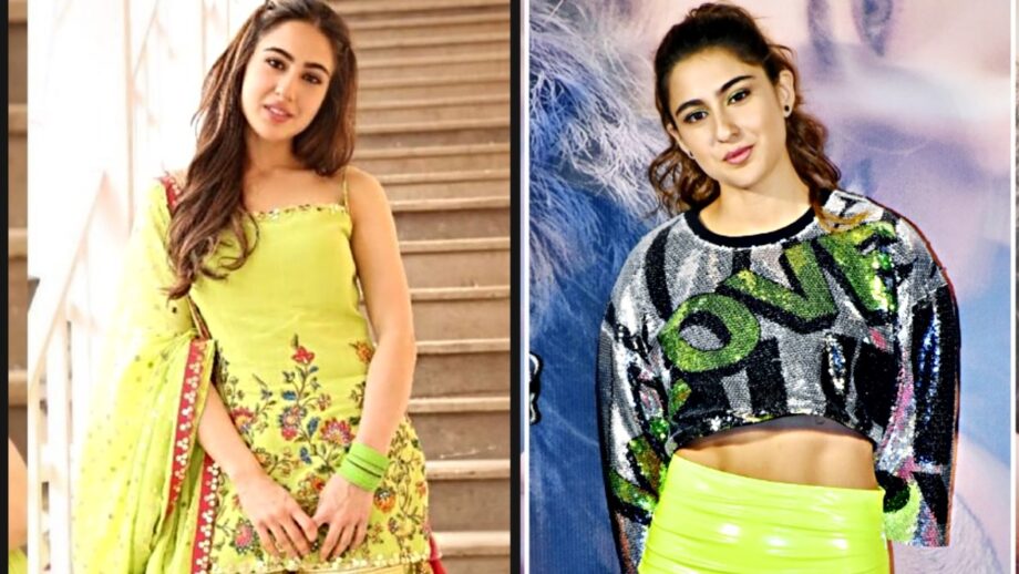 Sara Ali Khan's Classy Outfits In Neon