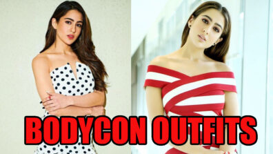 Sara Ali Khan’s Hot Beige Bodycon Dress Looks Stunning: See Pic