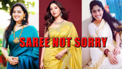 Saree not Sorry!! Manju Warrier, Sai Pallavi, And Tamannaah Bhatia’s Glamorous Look In Sequin Saree Will Leave You Amazed