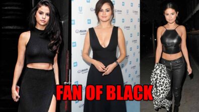 Selena Gomez Is a Huge Fan Of Black & These Pictures Are Simply Bang On