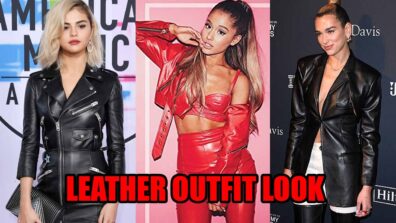 Selena Gomez, Ariana Grande, Dua Lipa: Celebs Who Slayed The Leather Outfit Look?