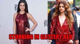 Sensational Selena Gomez Flaunts In All Glittery RED As She Looks Stunning