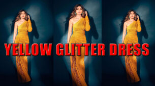 Shilpa Shetty Shines Bright Like A Sun, In Mustard Yellow Glitter Dress, See Photo