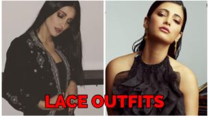 Shruti Haasan Looks Glamorous In Lace Outfits, See Here