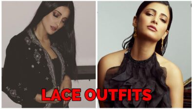 Shruti Haasan Looks Glamorous In Lace Outfits, See Here