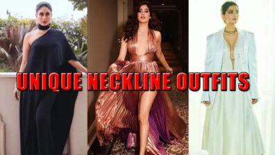 Sonam Kapoor, Janhvi Kapoor, Kareena Kapoor: B-Town’s Hottest 3 Divas Who Look Stunning In Unique Neckline Outfits