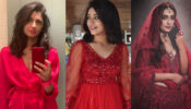 Spicy Hot Desi Babes: Burn the ‘red’ swag avatar like Sriti Jha, Shivangi Joshi, & Surbhi Jyoti