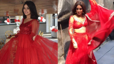 Spicy Red Hot: Shraddha Arya and Shivangi burn the oomph quotient in red look, fans feel the heat