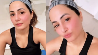 Steamy Exercise: This is how hot and sultry Hina Khan looks after a nice workout session