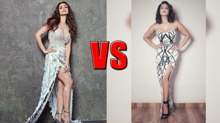 Sunny Leone VS Malaika Arora: Who Looks Sexiest In Thigh Slit Dress?