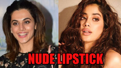 Taapsee Pannu To Janhvi Kapoor: Bold Looks In Nude Lipstick Shades