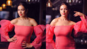Taarak Diva: Munmun Dutta aka Babita burns the oomph quotient in her off-shoulder fluffy pink outfit, fans go bananas