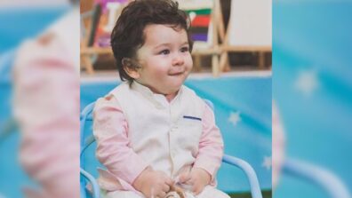 Taimur Gets Ready For Sibling