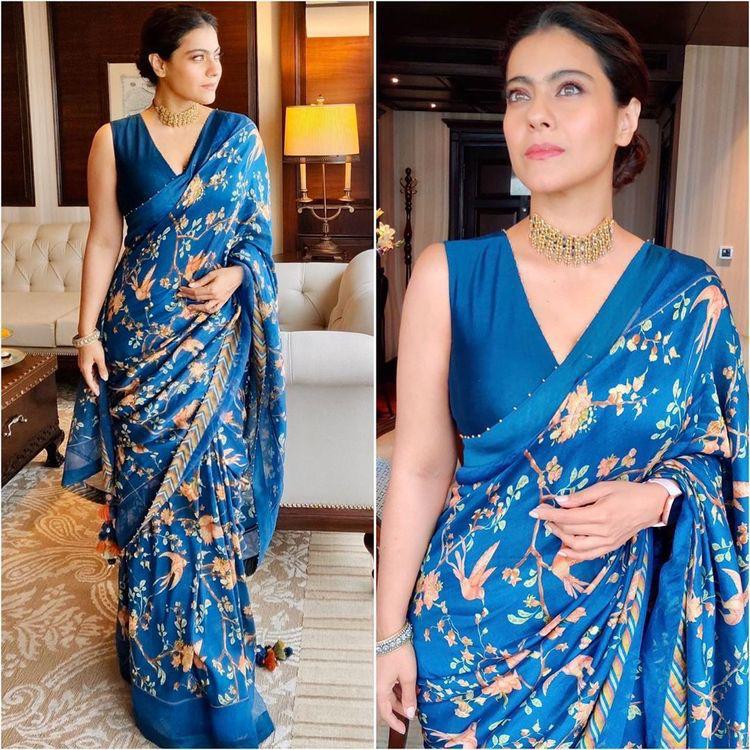 Take Ideas From Bollywood Divas: Madhuri Dixit To Kajol, For Fashionable Saree Draping Style - 2