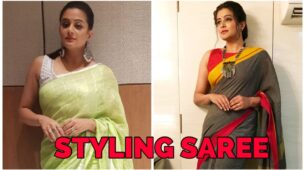Take Some Cues From Priyamani For Styling Saree Draping Styles