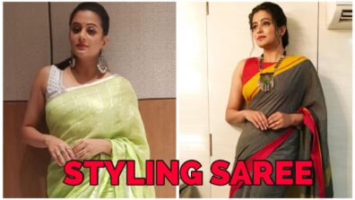 Take Some Cues From Priyamani For Styling Saree Draping Styles