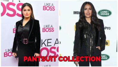 Take Some Cues From Salma Hayek’s Pantsuit Collection