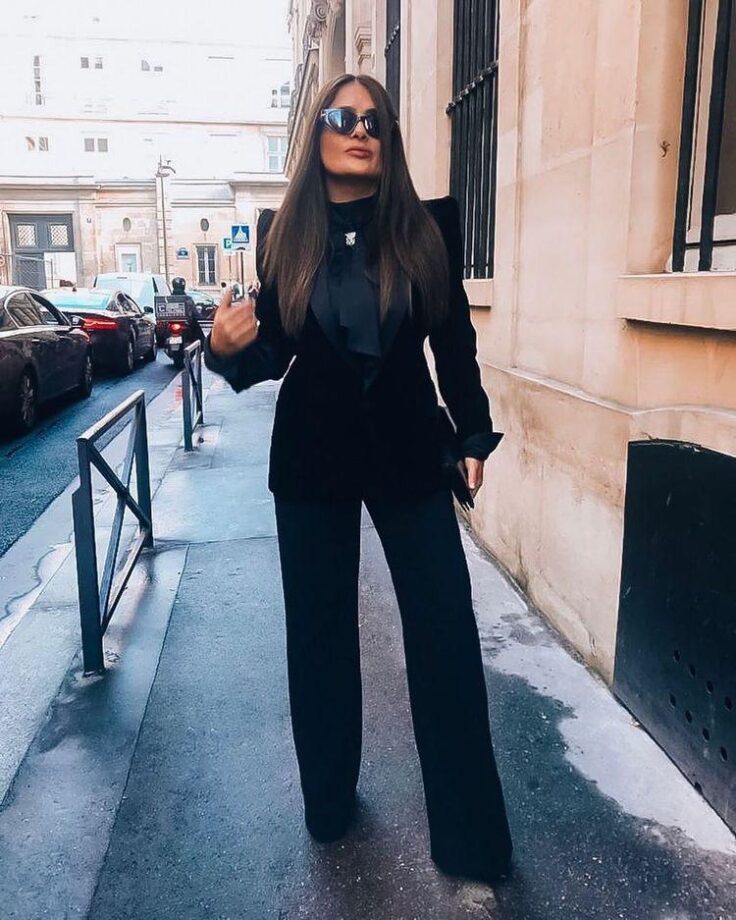 Take Some Cues From Salma Hayek’s Pantsuit Collection - 0