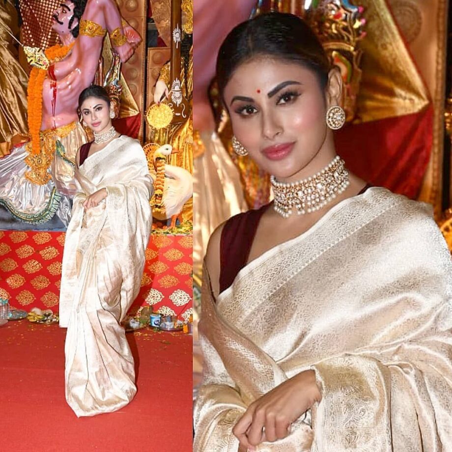 Take Some Ideas From Mouni Roy, Vidya Balan, And Malaika Arora’s Banarasi Silk Saree To Deserve Attention This Wedding Season - 1