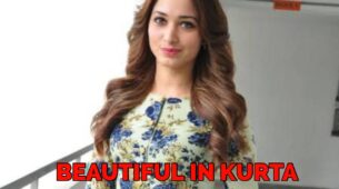 Tamannaah Bhatia Looks Very Elegant In Long Kurti In Green And Blue Floral Print Pairing With Jeans, See Here
