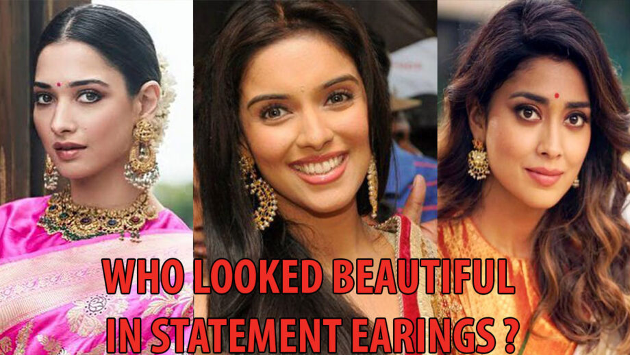 Tamannaah Bhatia, Shriya Saran To Asin: Who Looked Beautiful In Statement Earrings?