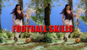 The Pretty Face Baby Doll Has Got Some Football Skills Here: Take A Look
