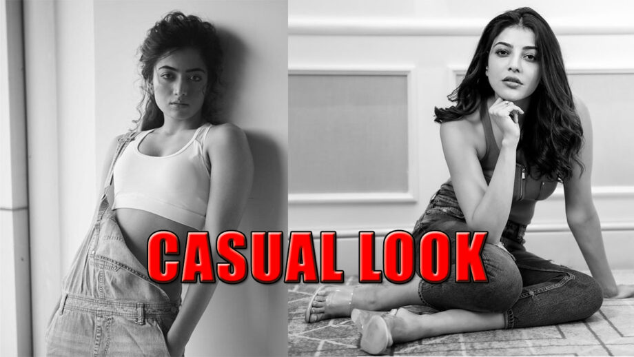 The Veteran Hotty Kajal Aggarwal Or The Crush Of The Nation Rashmika Mandanna: Which Diva Has The Hottest Casual Look?
