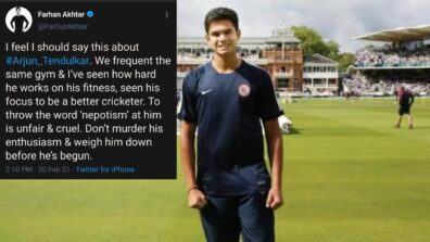 The word ‘nepotism’ is unfair and cruel for Arjun Tendulkar – Farhan Akhtar