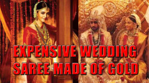 THROWBACK: Did You Know Aishwarya Rai Bachchan’s Wedding Saree Had Real Gold & Expensive Crystals In It?