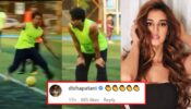 Tiger Shroff enjoys football game, Disha Patani loves it