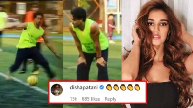 Tiger Shroff enjoys football game, Disha Patani loves it