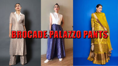 Tired Of Skirts? Try Karishma Kapoor’s Brocade Palazzo Pants: See Pics