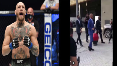 Haha!!! Take A Look At This Cameraman Who Ko’ed Himself As He Was Trying To Shoot Conor McGregor