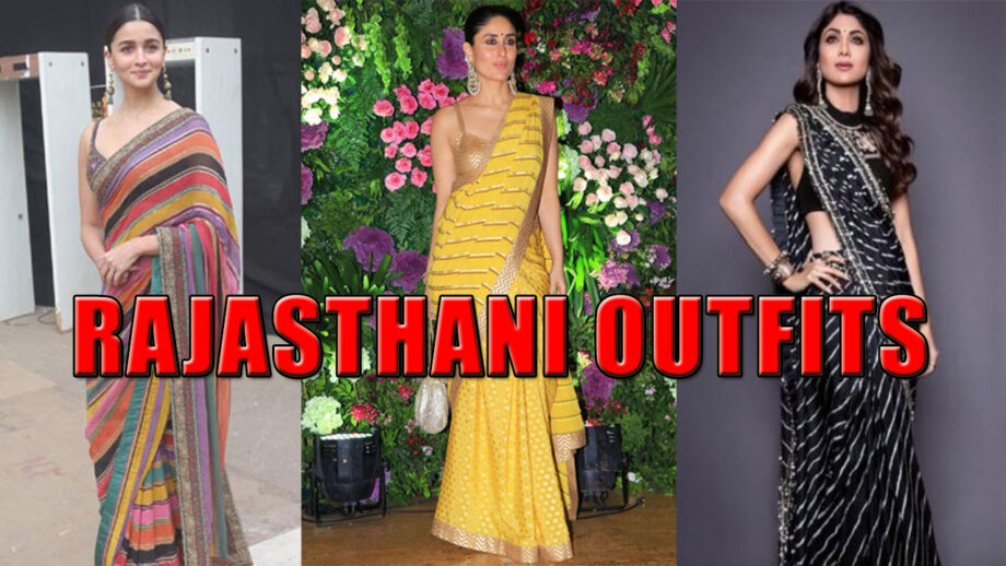 Top 3 Bollywood Divas In Rajasthani Style Outfits: Shilpa Shetty, Kareena Kapoor, Alia Bhatt 3