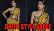 Top 3 Looks Of Shilpa Shetty In Dhoti Saree Style, See Here