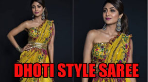 Top 3 Looks Of Shilpa Shetty In Dhoti Saree Style, See Here