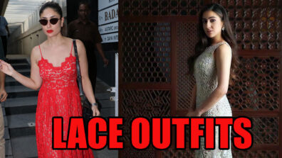 Top 5 Best Lace Outfits: B-Town Divas From Kareena Kapoor To Sara Ali Khan